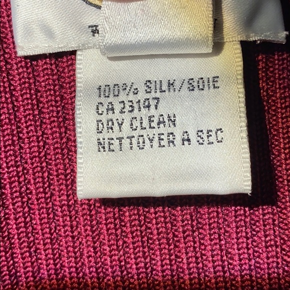 EUC Talbots 100% silk sweater set - Picture 5 of 6